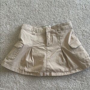 Abercrombie Girls Tan Cargo Skort